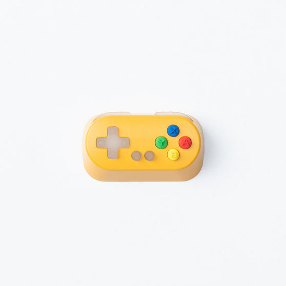 Gamepad Controller Capslock Aluminum Alloy Artisan Keycap-Yellow