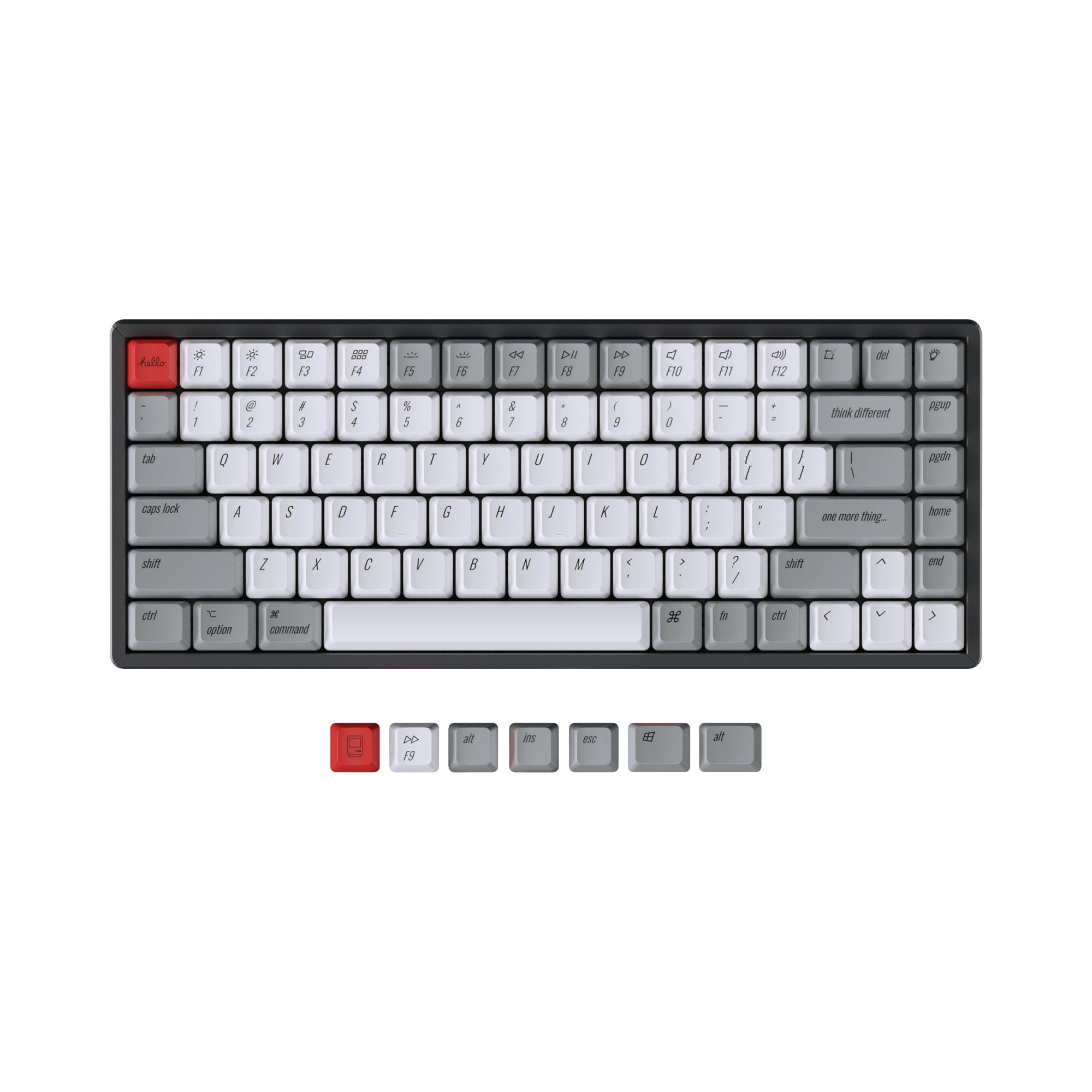 Keychron OEM Profile PBT Retro Keycap Set