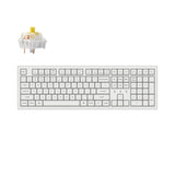 Keychron K10 Pro QMK VIA Wireless Custom Mechanical Keyboard Full Size for Mac Windows Linux hot-swappable with MX Switch K pro switch banana