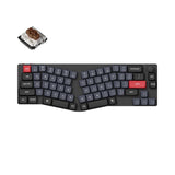 Keychron K11 Pro QMK/VIA ultra-slim wireless custom mechanical keyboard 65 percent Alice layout for Mac Windows Linux low-profile Gateron brown