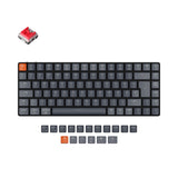 Keychron K3 ultra slim Hot swappable wireless mechanical keyboard Mac Windows iOS rgb backlight aluminum frame low profile Keychron Optical switch red de iso layout