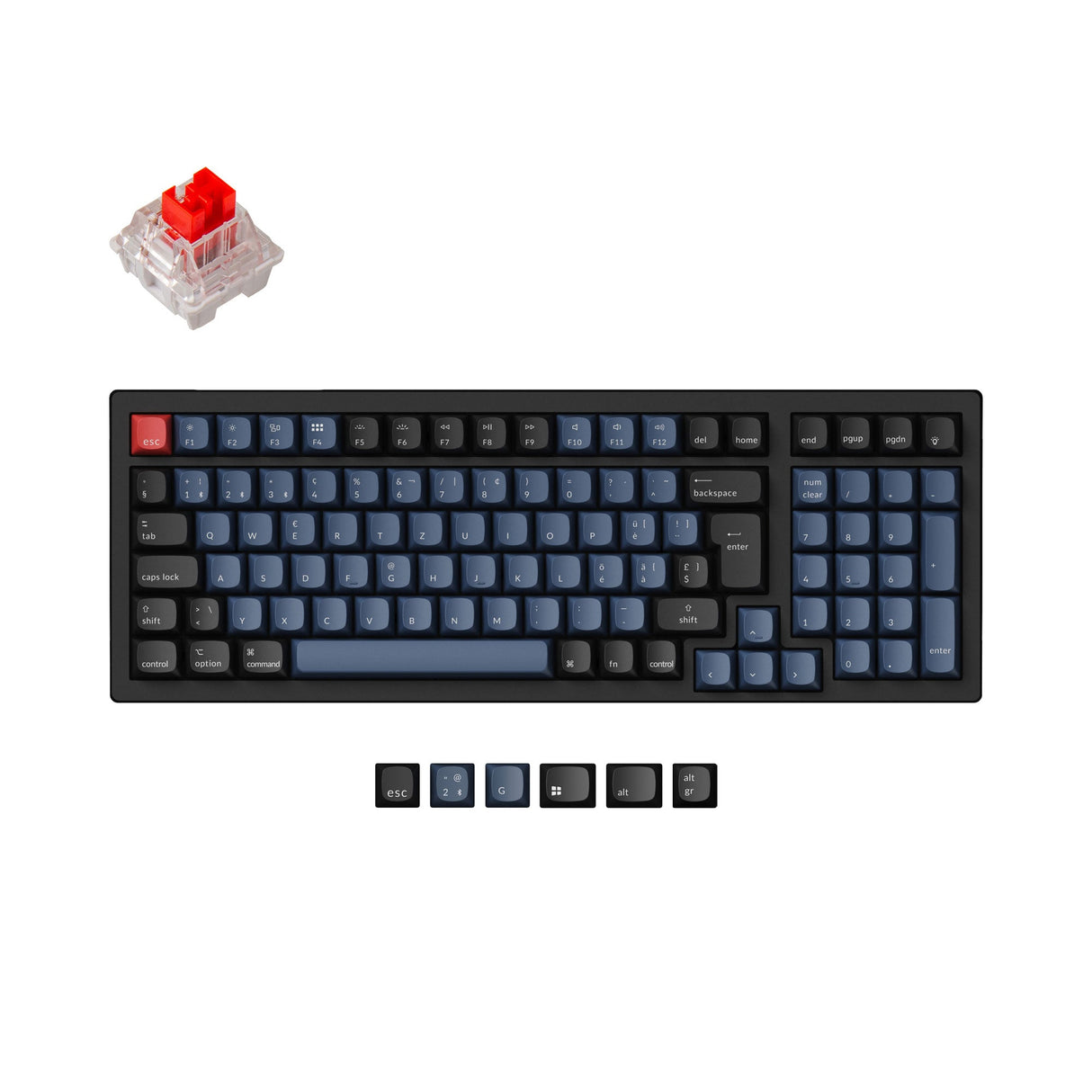 Keychron K4 Pro QMK/VIA Wireless Mechanical Keyboard ISO Layout Collection