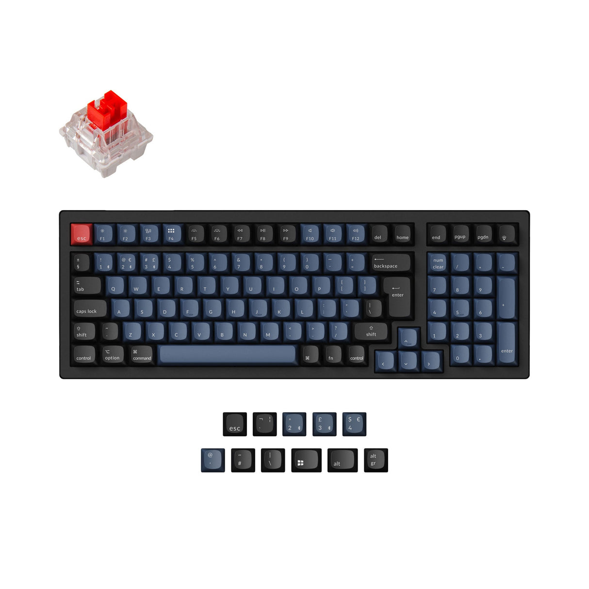 Keychron K4 Pro QMK/VIA Wireless Mechanical Keyboard ISO Layout Collection