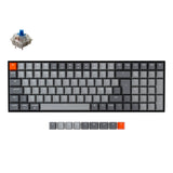 Keychron K4 Wireless Mechanical Keyboard Nordic ISO Layout Version 2 Gateron Blue Switch