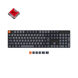 Keychron K5 SE Japan JIS Layout Wireless Ultra Slim Low Profile Mechanical Keyboard White Backlight Hot Swappable Keychron Optical Switch Red