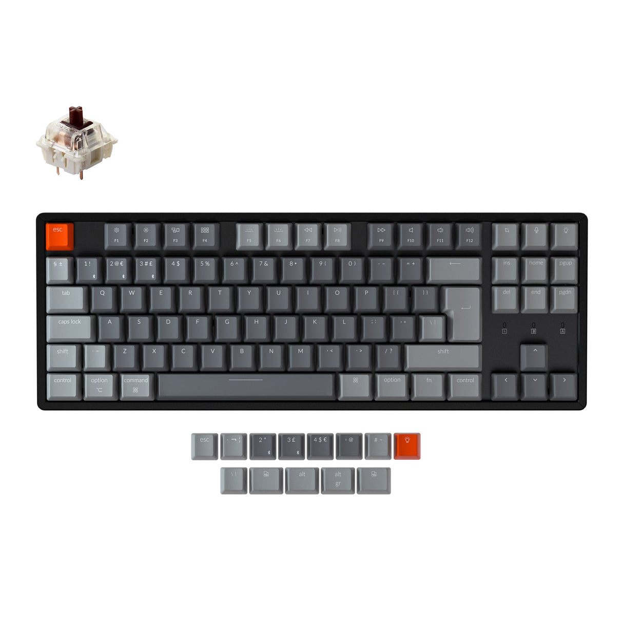 Keychron K8 Wireless Mechanical Keyboard (UK ISO Layout)