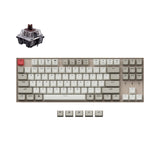 Keychron K8 tenkeyless wireless mechanical keyboard for Mac Windows iOS non backlight with keychron switch brown