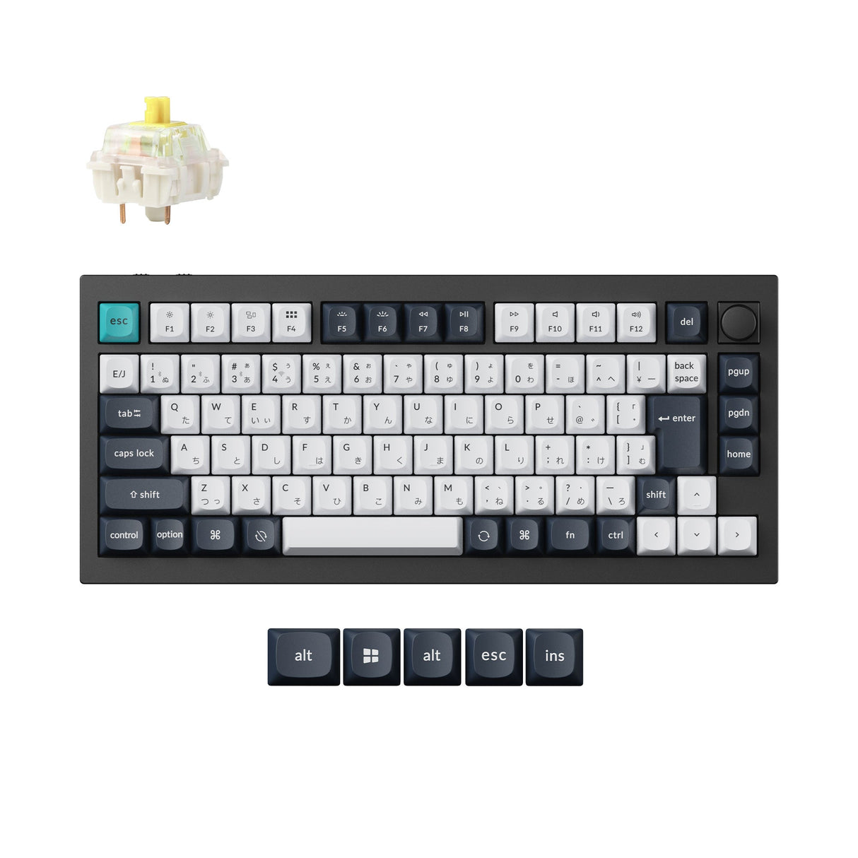 Keychron Q1 Max QMK Wireless Custom Mechanical Keyboard (Japan JIS Layout)