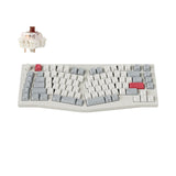 Keychron Q10 Max QMK VIA Wireless Custom Mechanical Keyboard 100% Layout Aluminum White Side-Printed PBT Keycaps for Mac Windows Linux Gateron Jupiter Brown