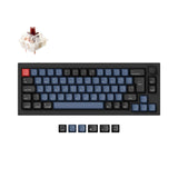 Keychron Q2 QMK VIA custom mechanical keyboard 65 percent layout full aluminum frame Mac Windows Swiss ISO layout hot swappable Gateron G Pro brown