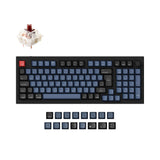 Keychron Q5 QMK VIA custom mechanical keyboard 96 percent layout full aluminum frame Mac Windows German DE ISO layout hot swappable Gateron G Pro brown