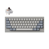 Keychron Q60 Max QMK VIA Wireless Custom Mechanical Keyboard 60 Percent Layout for Mac Windows Linux Gateron Jupiter Brown