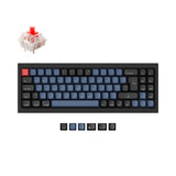 Keychron Q7 QMK VIA custom mechanical keyboard 70 percent layout full aluminum frame Mac Windows Swiss ISO layout Gateron G Pro switch red