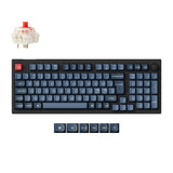 Keychron V5 Max QMK Wireless Custom Mechanical Keyboard 96 Percent Layout Fully Assembled Knob for Mac Windows Linux Gateron Jupiter Red ISO Nordic Layout