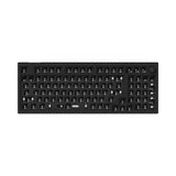 Keychron V5 QMK VIA custom mechanical keyboard 96 percent layout carbon black knob for Mac Windows iOS RGB backlight hot swappable barebone