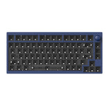 Lemokey P1 Pro QMK/VIA Wireless Custom Gaming Keyboard 75 Percent Layout Aluminum Navy Blue Barebone for Windows Mac Linux