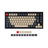 ISO Q1 & Q1 Pro & V1 & K2 & K2 Pro OEM Dye-Sub PBT Keycap Set - Carbon