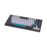 OEM Dye-Sub PBT Keycap Set - Grey White Blue