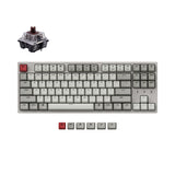 Keychron C1 hot swappable wired mechanical keyboard tenkeyless layout for mac windows non backlight keychron switch brown retro style color