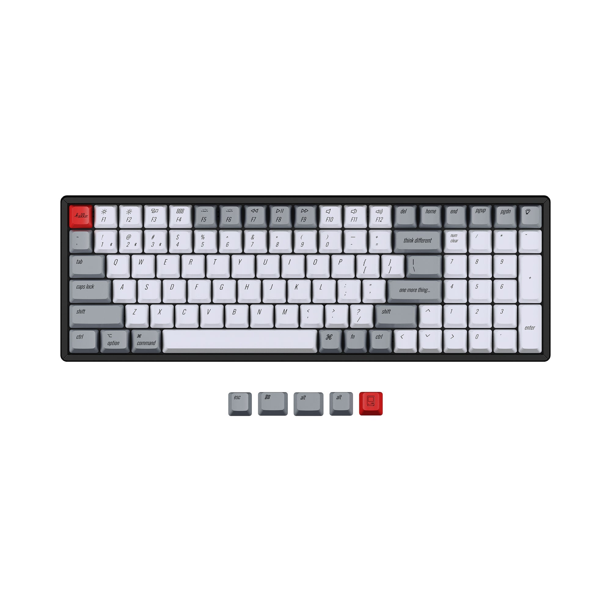 Keychron OEM Profile PBT Retro Keycap Set